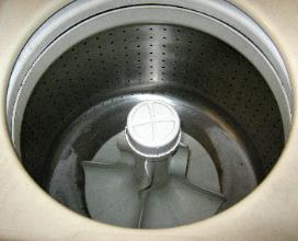 Speed Queen top load washer, almond