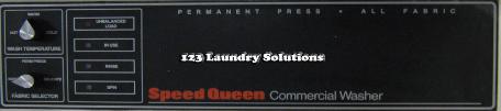 Speed Queen top load washer, almond