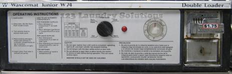 Wascomat W74 front load washer Junior W74 