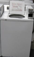 GE top load washer, white finish